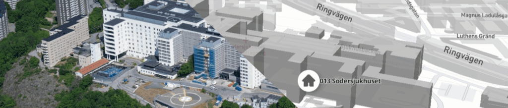 södersjukhuset yta